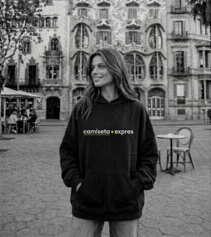 Sudadera capucha ecorresponsable
